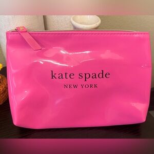Kate Spade Cosmetic Case Vinyl Neon
